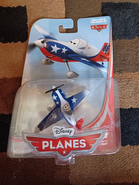 Ljh 86 Special American Usa Racer Disney Pixar Planes Die Cast Car Cars