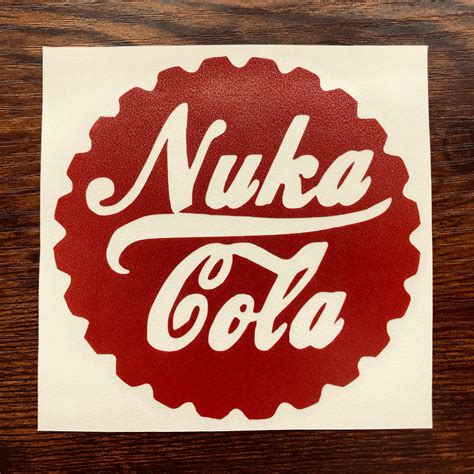 Fallout Sticker Nuka Cola Logo Vinyl Fahrzeug Laptop Etsy