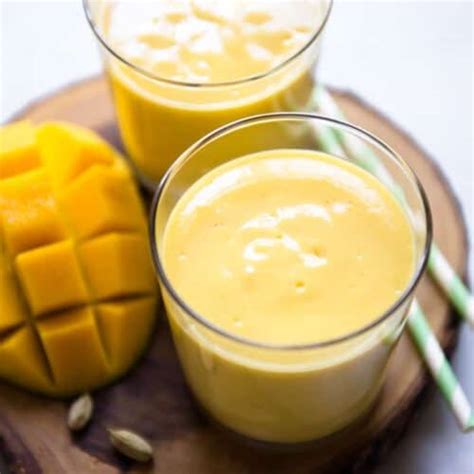 Simple Mango Lassi Recipe Healthy Nibbles By Lisa Lin