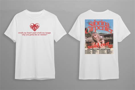 Sabrina Carpenter Tour 2 Side Sabrina Carpenter Tour Merch Sabrina ...