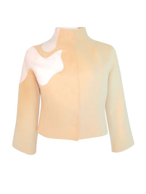 Safiro Wool And Cashmere Orchid Designer Jacket