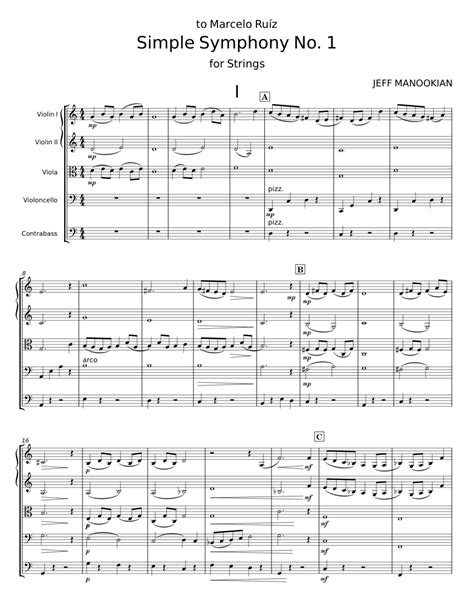 Simple Symphony No1 Jeff Manookian Sheet Music For Piano Viola