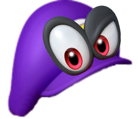 Image Cappy On Waluigis Cap Png Fantendo Nintendo Fanon Wiki