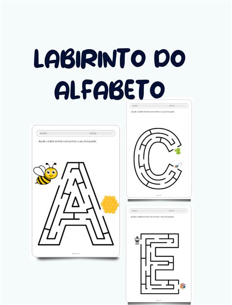 Labirinto Do Alfabeto Profemart