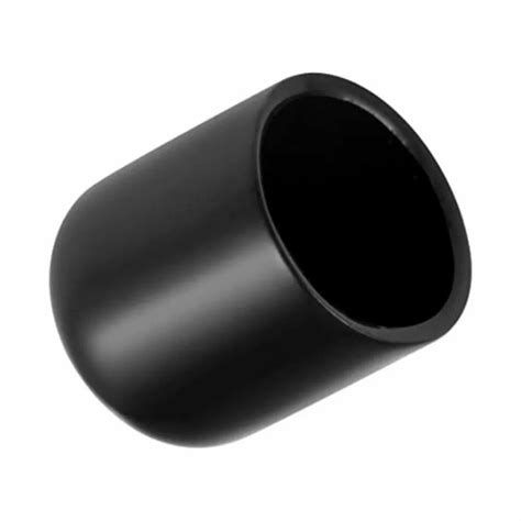 Black Plastic Threading Protection Caps For Rebar Head Type Round