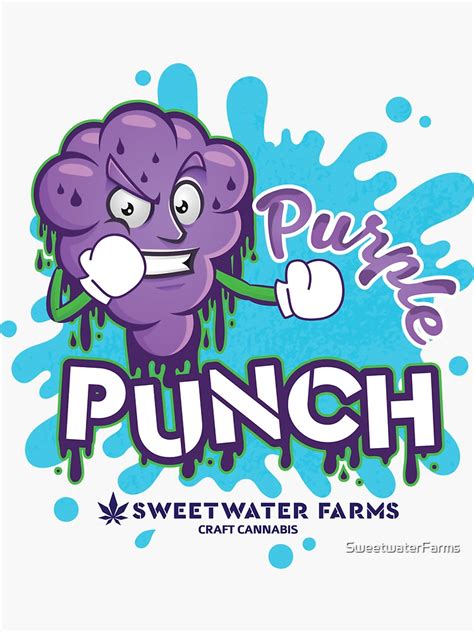 Purple Punch Sticker For Sale By Sweetwaterfarms Redbubble