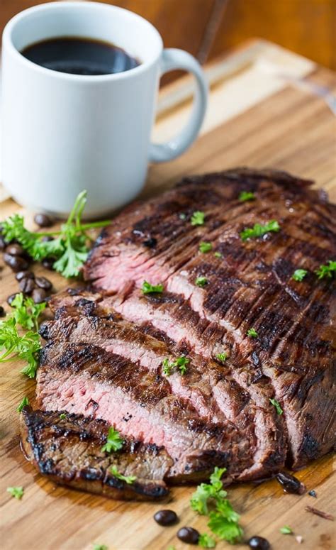 Coffee And Soy Marinated Flank Steak Spicy Southern Kitchen