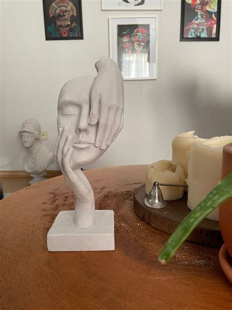 Mask Sculpture Statue 10 Inches Housewarming Gifts Creative Abstract