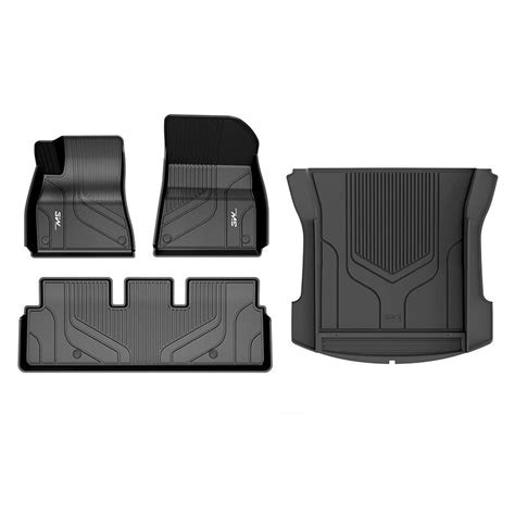 3w Tesla Model Y 2020 2024 Custom Floor Mats Trunk Mats Tpe Material