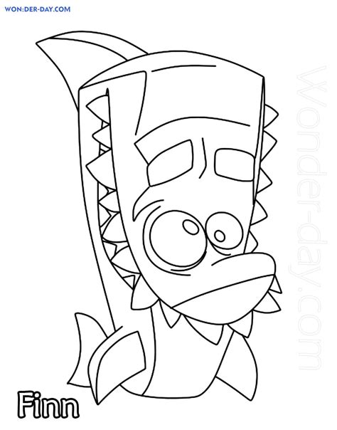 Finn Zooba Coloring Page - Free Printable Coloring Pages