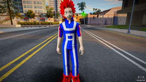 Eijiro Kirishima From My Hero Academia Battle F For Gta San Andreas