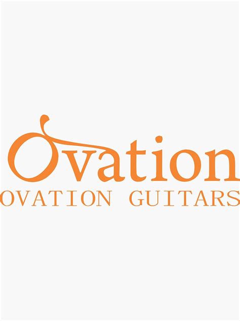 Ovation Guitars Sticker For Sale By Aranys Redbubble