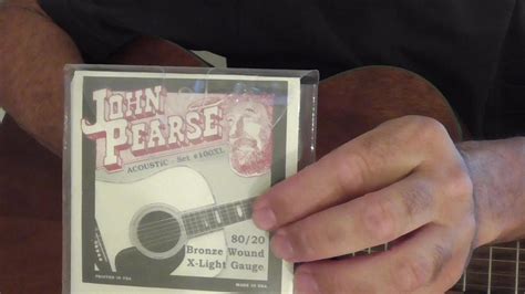 John Pearse 8020 Bronze Wound Guitar String Review Vs Daddario Ej11