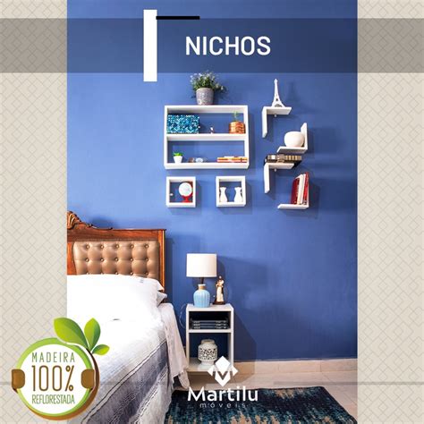 Kit Nichos 7 Peças MDF 15mm Branco Elo7 Produtos Especiais