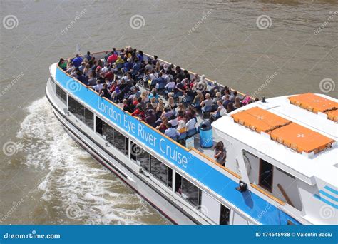 London Eye River Cruise Boat Editorial Stock Photo - Image of boat ...