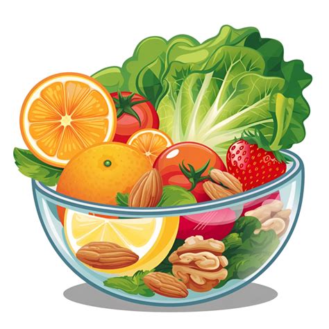 Cartoon Salad Bowl Design 47308591 Png