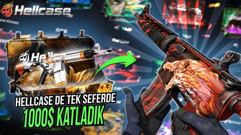 HELLCASE DE TEK SEFERDE 1000 KATLADIK CSGO KASA AÇILIMI PROMO CODE