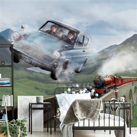 Harry Potter Journey To Hogwarts Wall Mural