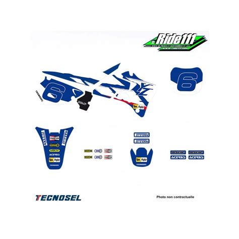 Kit déco ou housse de selle TECNOSEL REPLICA TEAM 1998 YAMAHA 125 250 YZ