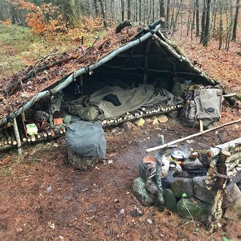 Camping Hiking Outdoor On Instagram What A Great Shelter And Camp