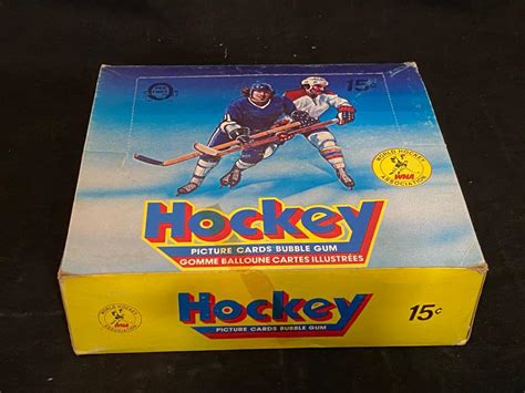 Lot Rare O Pee Chee Wha Hockey Empty Wax Box Display