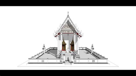 Temple Sketchup Model