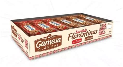 Florentinas Gamesa Surtidas Con 12pz Sabor Fresa Y Cajeta En Venta En