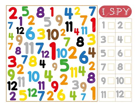 Premium Vector How Many I Spy Game For Kids Numbers Counting