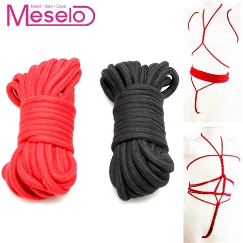 Meselo 10M Rope Bondage Strap BDSM Adult Sex Product Slave Bandage