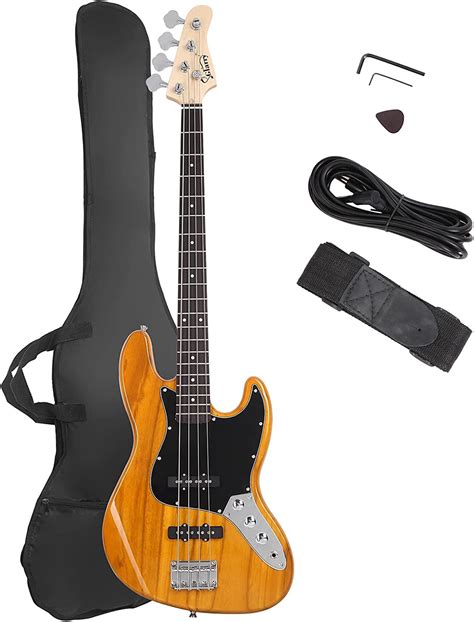 GLARRY 4 String GJazz Electric Bass Guitar Full Size Right Handed With