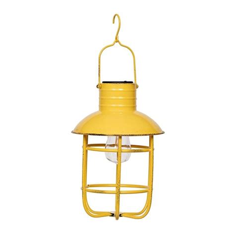 Yellow Cage Solar Lantern From Kirkland S In Solar Lanterns