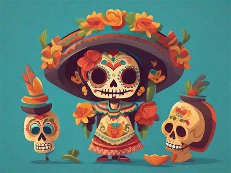 Premium AI Image | day of the dead art