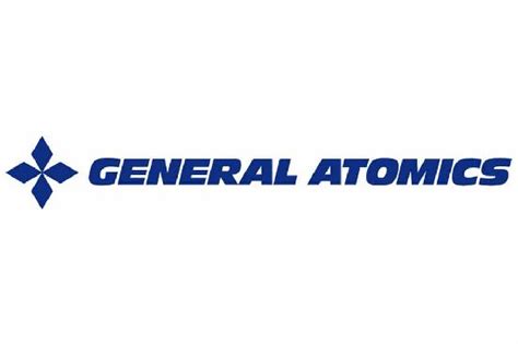 general atomics logo on a white background