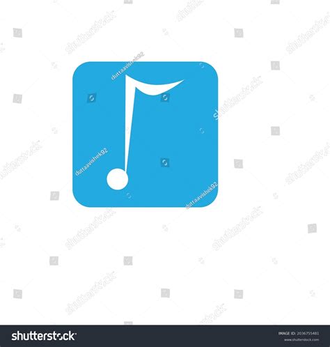 Minimalist Flat Music Logo Clipart Vector Stock Vector (Royalty Free ...