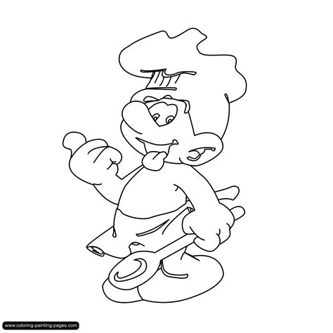 Coloring pages Smurfs- free downloads