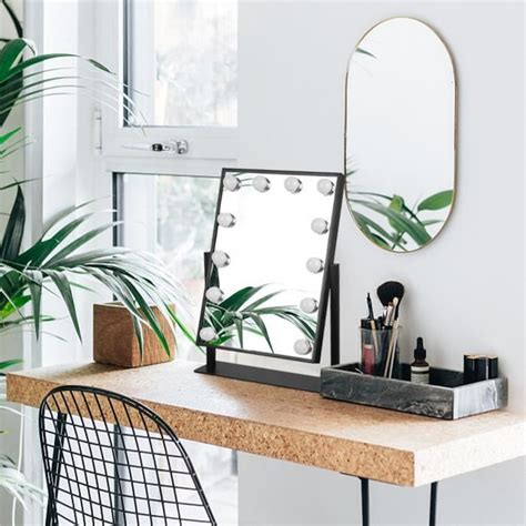 Hsturyz Miroir De Courtoisie Avec Lumi Res Grand Miroir De Maquillage