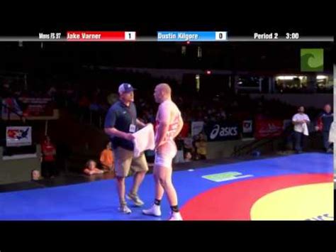 97 KG Finals 1 Of 2 Jake Varner Vs Dustin Kilgore YouTube