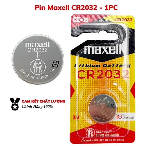 Pin Ch Nh H Ng Maxell Cr Lithium V Made In Japan V Vi N Cao