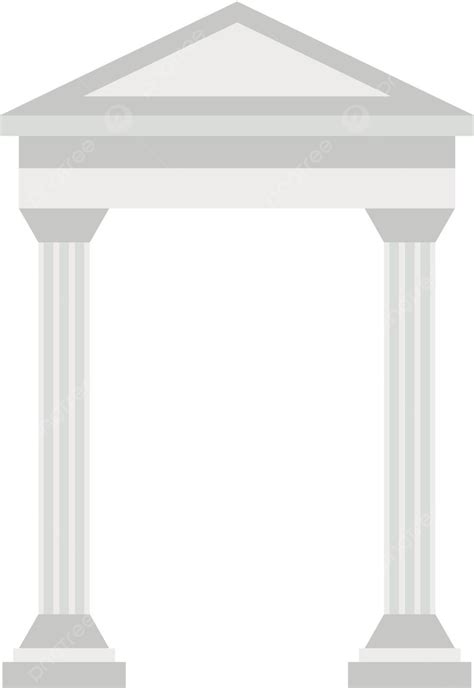 Greek Arch Iconflat Style Stability Arch Antique Vector Stability