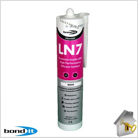 LN7 Premium Silicone In Black Clear White Bond It Low Modulus Neutral