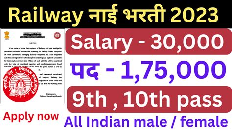 Railway 175000 New Vacancy 2023 | Railway New Upcoming Vacancy in 2023