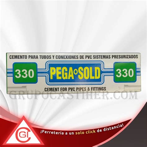 Cemento Para Tubos Y Conexiones 330 PVC Grupo Inversionista Castiher