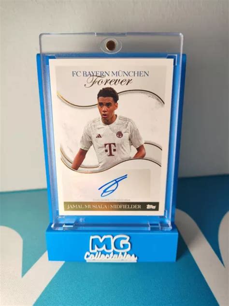 TOPPS FC BAYERN München Forever JAMAL MUSIALA Auto Autogramm EUR 249 00