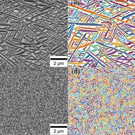 Microstructure In The Samples S And SR A SEM BSE Image And B MIPAR