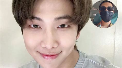 Bts Rm Flashes New Haircut In Flight Selfie Sends Armys Into Meltdown