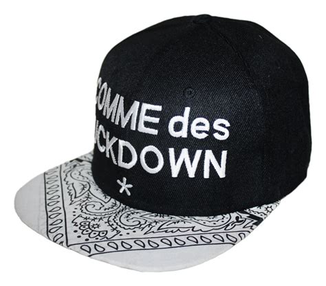 Comme Des Fuck Down Bandanna Snapback