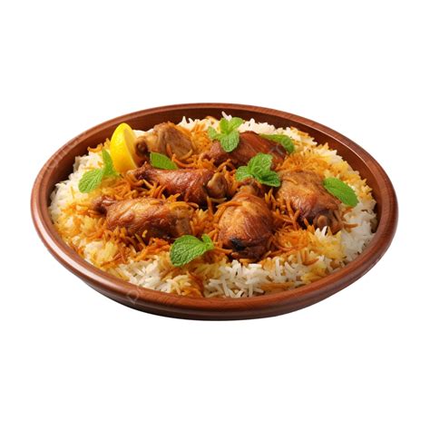 Sumptuous Mutton Biryani Elegantly Presented Mutton Biryani Food