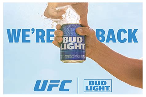 UFC And Bud Light Reunite In New $100 Million Partnership