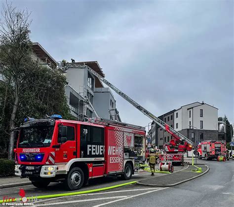 D Fassade In Essen F Ngt Nach Handwerkerarbeiten An Zu Brennen Brand