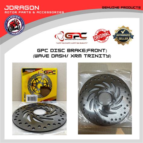 GPC FRONT DISK BRAKE ROTOR WAVE DASH XRM TRINITY XRM 125 FI RS125 FI